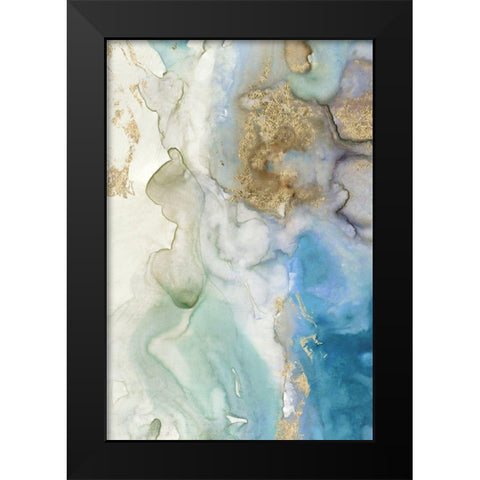 Emerald Pool I  Black Modern Wood Framed Art Print by Reeves, Tom
