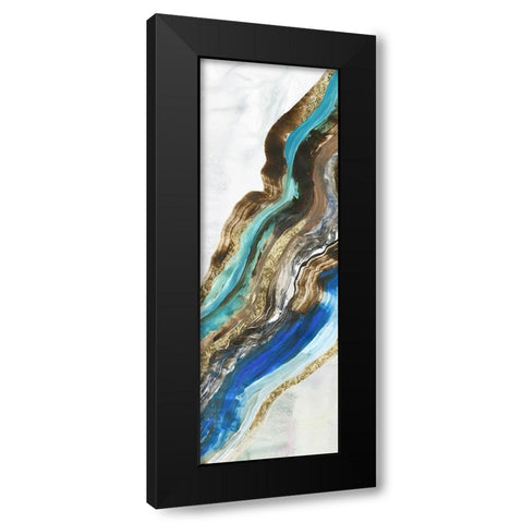 Crystalised I  Black Modern Wood Framed Art Print by Reeves, Tom