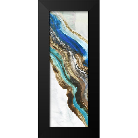 Crystalised II  Black Modern Wood Framed Art Print by Reeves, Tom