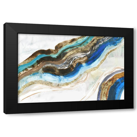 Crystalised III  Black Modern Wood Framed Art Print by Reeves, Tom