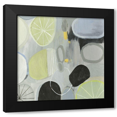 Balance Act I  Black Modern Wood Framed Art Print with Double Matting by Tom Reeves