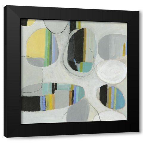 Balance Act II  Black Modern Wood Framed Art Print by Tom Reeves