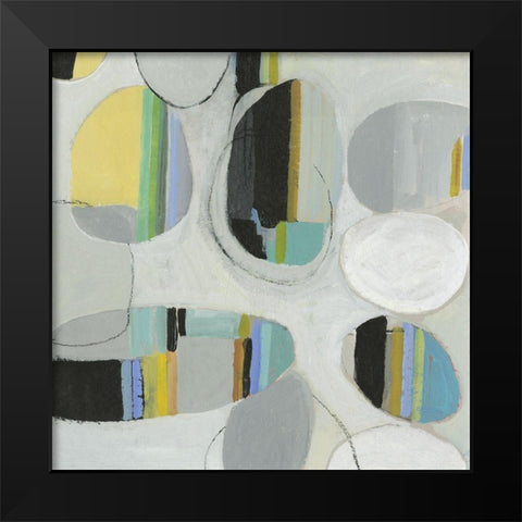 Balance Act II  Black Modern Wood Framed Art Print by Tom Reeves