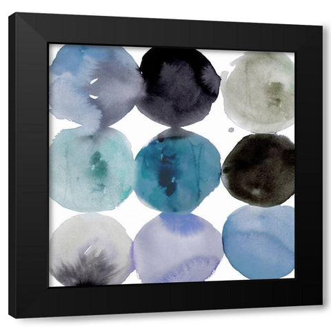 Aureole Black Modern Wood Framed Art Print by Reeves, Tom
