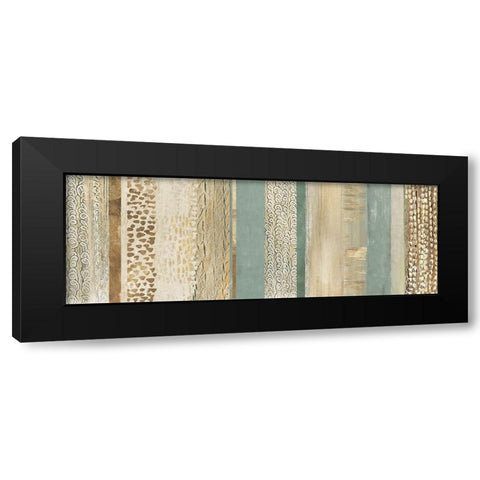 Placidity IV Black Modern Wood Framed Art Print with Double Matting by Reeves, Tom