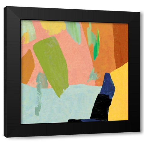 Buoyant I Black Modern Wood Framed Art Print by Reeves, Tom