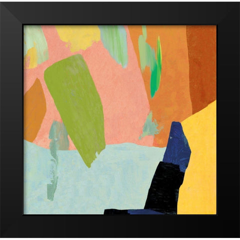 Buoyant I Black Modern Wood Framed Art Print by Reeves, Tom