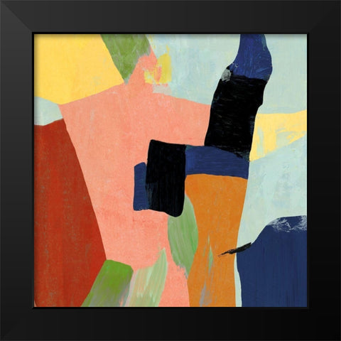 Buoyant II Black Modern Wood Framed Art Print by Reeves, Tom