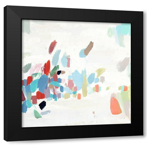 True  Black Modern Wood Framed Art Print by Reeves, Tom
