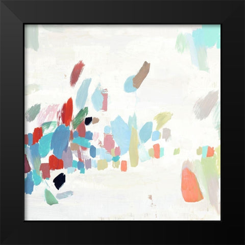 True  Black Modern Wood Framed Art Print by Reeves, Tom