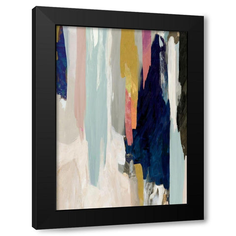 Somber Black Modern Wood Framed Art Print by Reeves, Tom