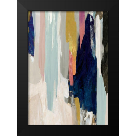 Somber Black Modern Wood Framed Art Print by Reeves, Tom