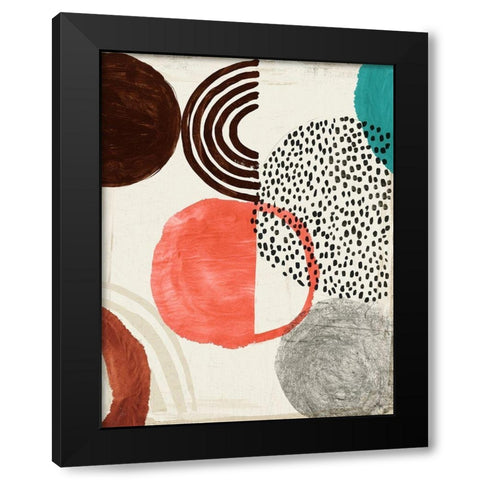 Chipper I Black Modern Wood Framed Art Print by Reeves, Tom