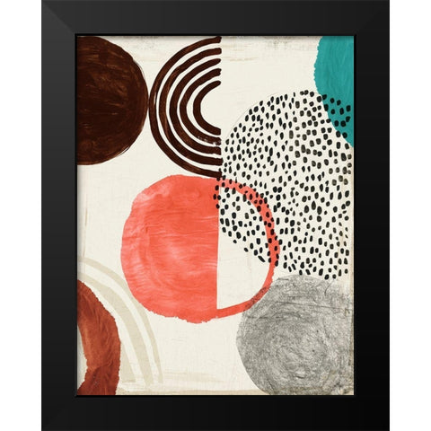 Chipper I Black Modern Wood Framed Art Print by Reeves, Tom