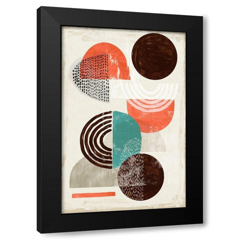Chipper II Black Modern Wood Framed Art Print by Reeves, Tom