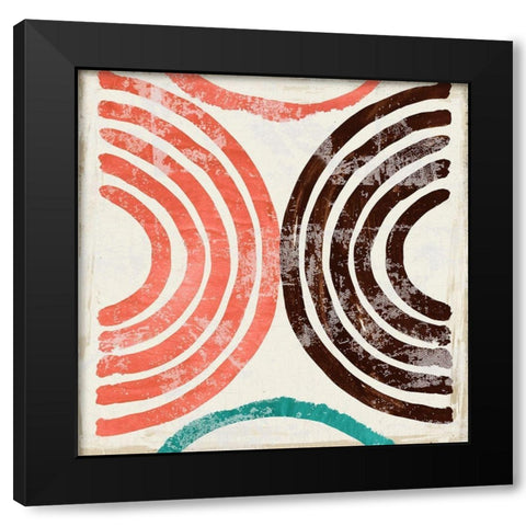 Chipper III Black Modern Wood Framed Art Print by Reeves, Tom