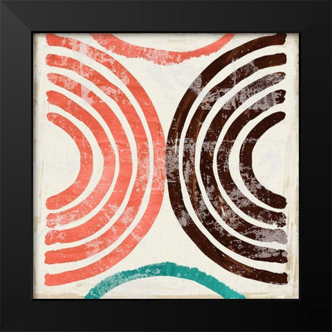 Chipper III Black Modern Wood Framed Art Print by Reeves, Tom
