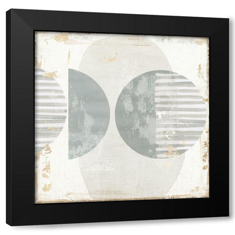 Heather I Black Modern Wood Framed Art Print with Double Matting by Reeves, Tom