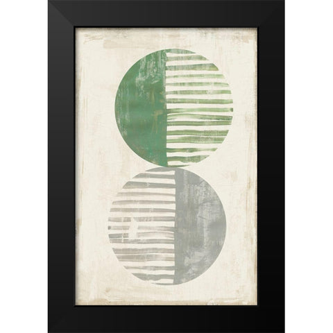 Heather II Black Modern Wood Framed Art Print by Reeves, Tom
