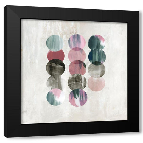 Pellet Black Modern Wood Framed Art Print with Double Matting by Reeves, Tom