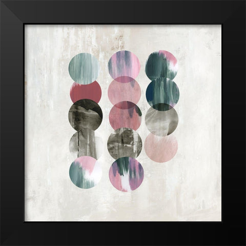 Pellet Black Modern Wood Framed Art Print by Reeves, Tom