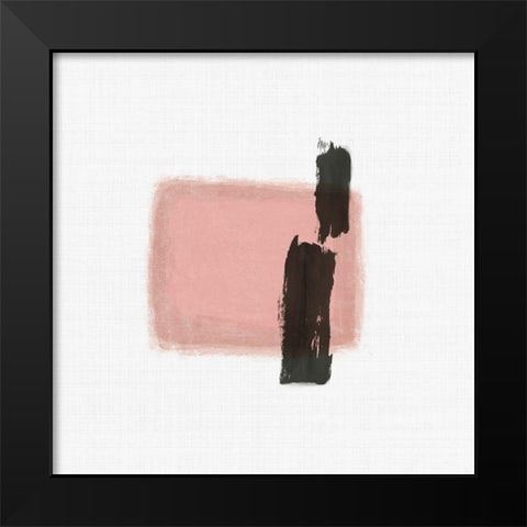 Rosy Tint II Black Modern Wood Framed Art Print by Reeves, Tom