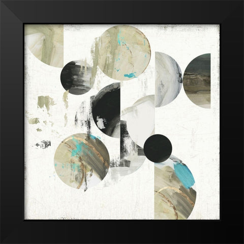 Soil Black Modern Wood Framed Art Print by Reeves, Tom