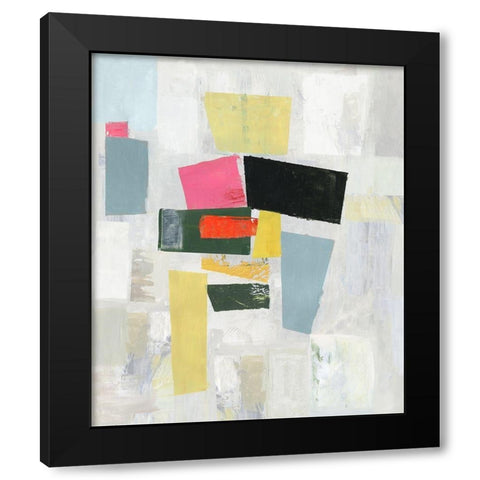 Fixed Ideas II  Black Modern Wood Framed Art Print with Double Matting by Reeves, Tom
