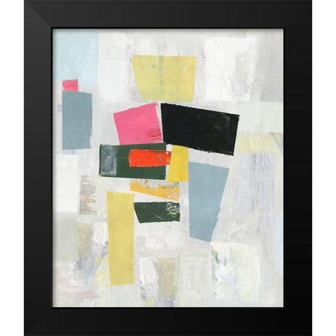 Fixed Ideas II  Black Modern Wood Framed Art Print by Reeves, Tom