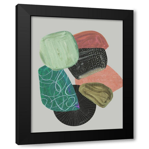 New Slang  Black Modern Wood Framed Art Print by Reeves, Tom