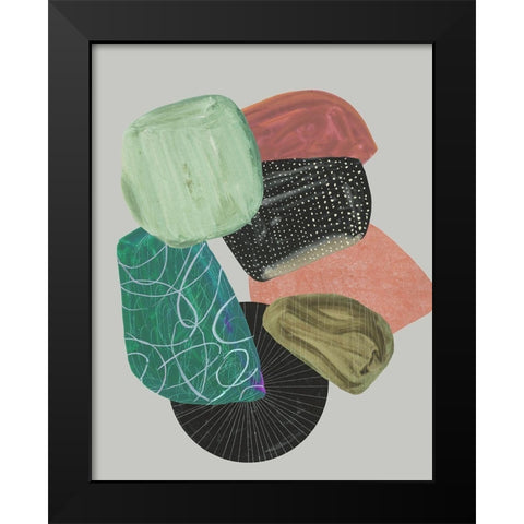 New Slang  Black Modern Wood Framed Art Print by Reeves, Tom