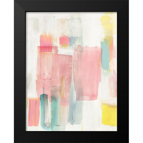 Summer Sorbet  Black Modern Wood Framed Art Print by Reeves, Tom