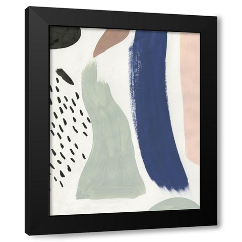 Motion in Time Black Modern Wood Framed Art Print with Double Matting by Reeves, Tom