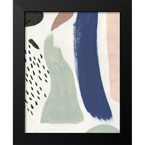 Motion in Time Black Modern Wood Framed Art Print by Reeves, Tom