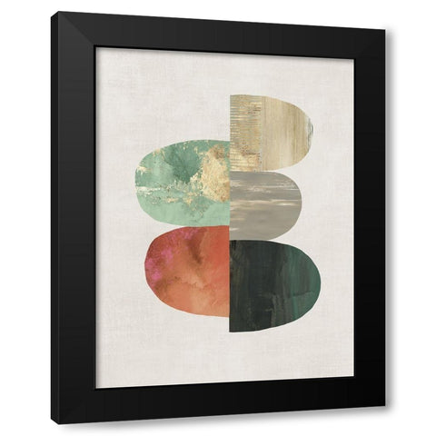 Evolving Energy I Black Modern Wood Framed Art Print by Reeves, Tom
