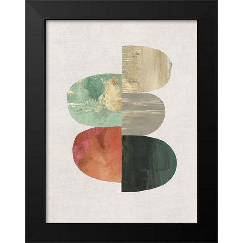 Evolving Energy I Black Modern Wood Framed Art Print by Reeves, Tom