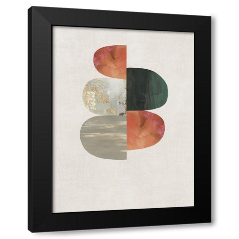 Evolving Energy II Black Modern Wood Framed Art Print by Reeves, Tom
