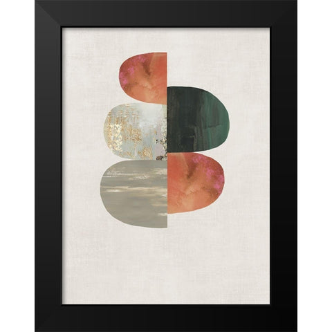Evolving Energy II Black Modern Wood Framed Art Print by Reeves, Tom