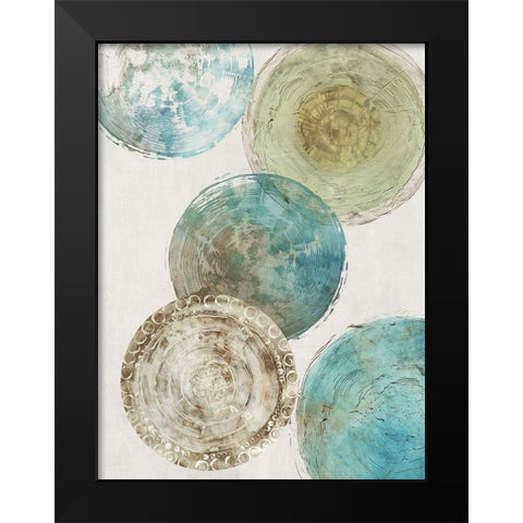 Color of the Thoughts Black Modern Wood Framed Art Print by Reeves, Tom