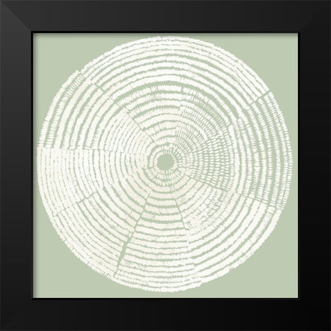 Circles of Life I Black Modern Wood Framed Art Print by Reeves, Tom
