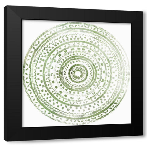 Reaching Balance II Black Modern Wood Framed Art Print by Reeves, Tom