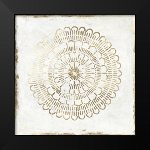 Gilded Star III Black Modern Wood Framed Art Print by Reeves, Tom