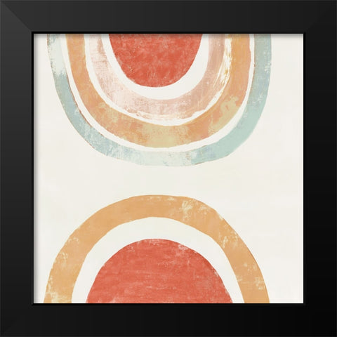 Rainbow Hills I Black Modern Wood Framed Art Print by Reeves, Tom