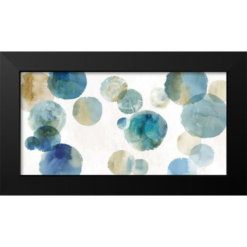 Echoing Depth  Black Modern Wood Framed Art Print by Reeves, Tom