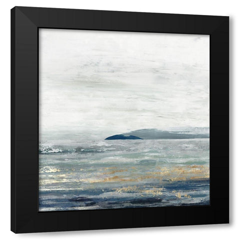 Elsewhere Black Modern Wood Framed Art Print by Reeves, Tom