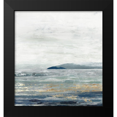 Elsewhere Black Modern Wood Framed Art Print by Reeves, Tom