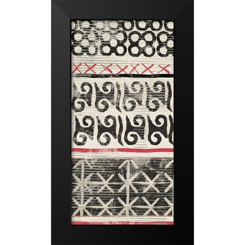 Ancient Stories I Black Modern Wood Framed Art Print by Reeves, Tom