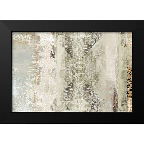 Intricate  Black Modern Wood Framed Art Print by Reeves, Tom