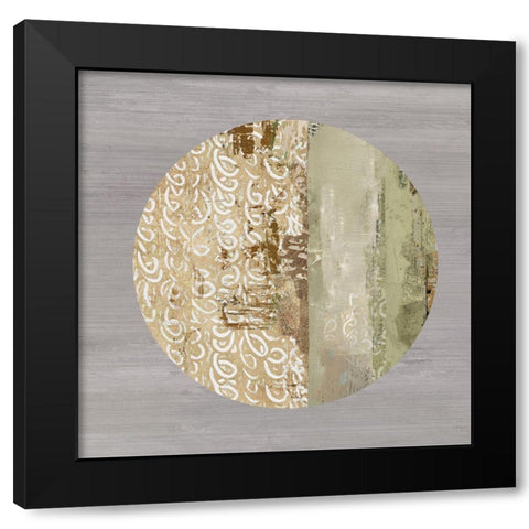 Protection Medallion I Black Modern Wood Framed Art Print with Double Matting by Reeves, Tom