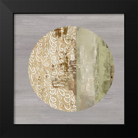 Protection Medallion I Black Modern Wood Framed Art Print by Reeves, Tom